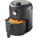 Quest 2.3L small air fryer in grey with chips in the basket