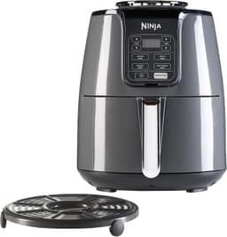 Ninja AF100UK 3.8L grey and black compact air fryer