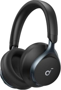 soundcore Space One black over-ear wireless ANC headphones