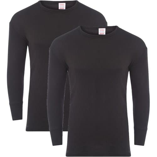 Heatwave men’s long sleeve thermal tops in a 2 pack