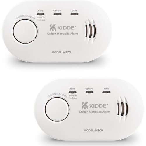 Two Kidde 5CO carbon monoxide alarms