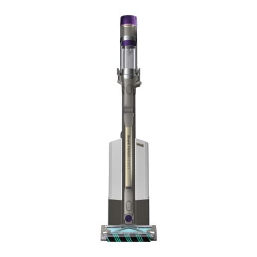 Shark PowerDetect Clean & Empty IP3251UKT cordless vacuum on its self-emptying dock
