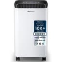 Pro Breeze 12L compressor dehumidifier in white on wheels