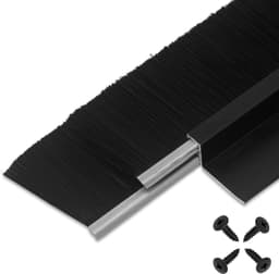 Retsun dual-layer aluminium door brush strip for uneven gaps
