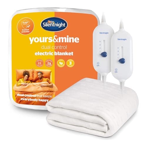 Silentnight dual control king electric underblanket with two controllers