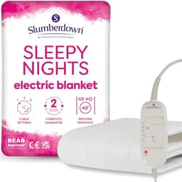 Slumberdown Sleepy Nights double electric underblanket with controller