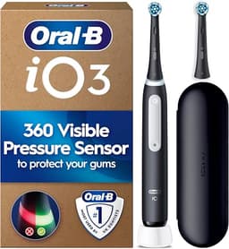Oral-B iO3 electric toothbrush with travel case and heads