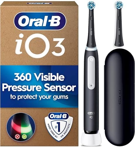 Oral-B iO3 electric toothbrush with travel case and heads