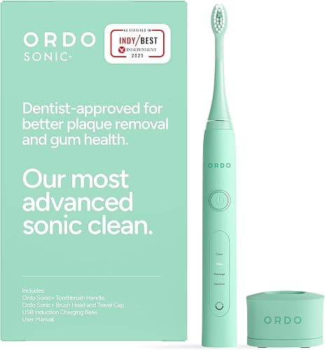 Ordo Sonic Plus mint green electric toothbrush