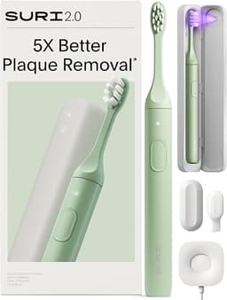 SURI Pro sonic electric toothbrush with charging travel case