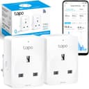 Two white Tapo P110 smart plugs with energy monitoring