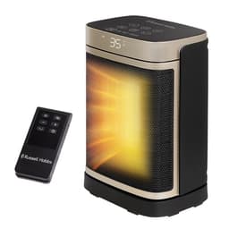 Russell Hobbs RHCH2001G black and gold oscillating ceramic heater with remote