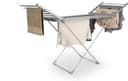 Beldray winged heated clothes airer with aluminium frame folded open
