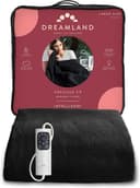 Dreamland Snuggle Up black velvet heated throw