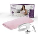 Carmen pink rechargeable hot water bottle with its heating plug and box