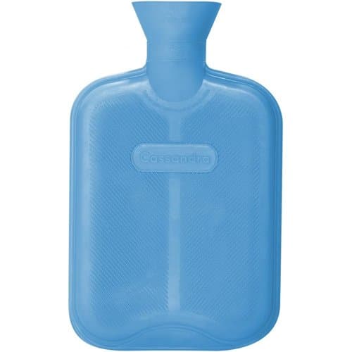 Cassandra 1.8 litre ribbed rubber hot water bottle