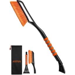 AstroAI blue and black snow brush and ice scraper