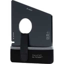 Black Swedish Ice Scraper with neoprene holder