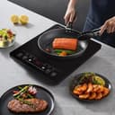 Panana slim black single induction hob
