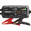 NOCO Boost Plus 1000A jump starter with red and black clamps