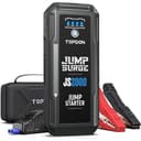 TOPDON JumpSurge jump starter with clamps and padded carry case