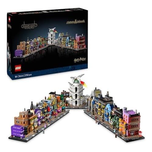 LEGO Harry Potter Diagon Alley Wizarding Shops 76444 set