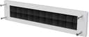 Stormguard white PVC letterbox cover draught excluder with brush