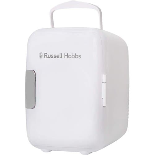 Russell Hobbs 4 litre retro mini cooler in white