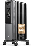 Dreo 9-fin 2000W oil filled radiator heater for bedroom
