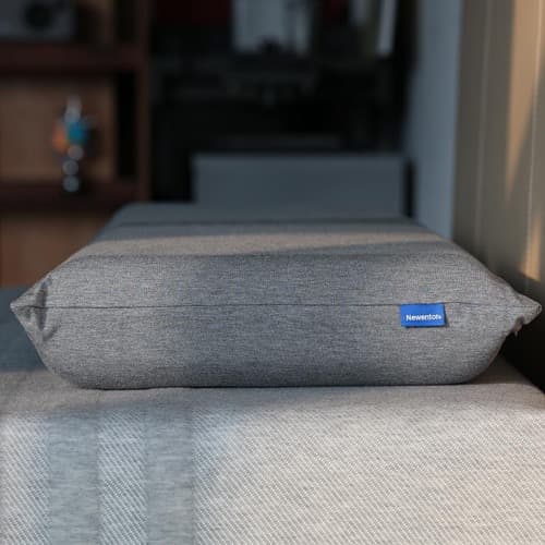 Newentor height-adjustable grey memory foam pillow