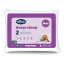 Silentnight Deep Sleep Firm pillow 2-pack in purple packaging