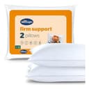 Silentnight Firm Support pillow 2-pack in orange packaging