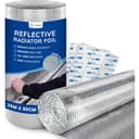 CUQOO 25m reflective radiator foil roll with sticky pads