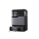 eufy Omni C20 slim robot vacuum and mop in front of its station