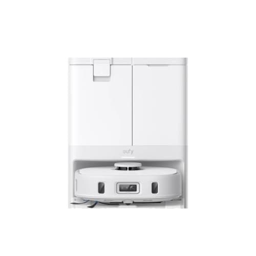 eufy X10 Pro Omni robot vacuum and mop in its all-in-one station