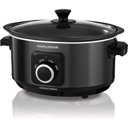 Morphy Richards Sear and Stew 3.5L slow cooker in black