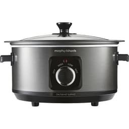 Morphy Richards Sear and Stew 6.5L slow cooker with hinged lid