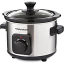 Morphy Richards 1.5L compact slow cooker in brushed steel