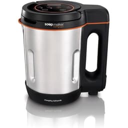 Morphy Richards Compact 1L black and stainless soup maker