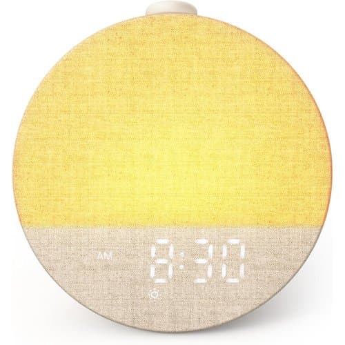 Dreamegg Sunrise 1 Pro fabric-covered sunrise alarm clock and sound machine
