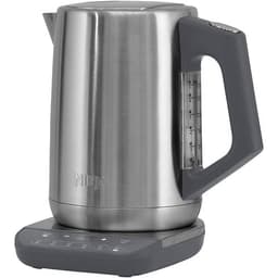 Ninja Perfect Temperature Kettle in stainless steel on its base