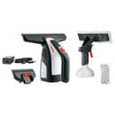 Bosch GlassVAC black and red window vac with small head, charger and spray applicator